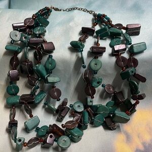 Teal Stone Necklace